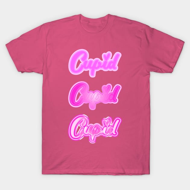 Stack of Cupids T-Shirt by Jokertoons